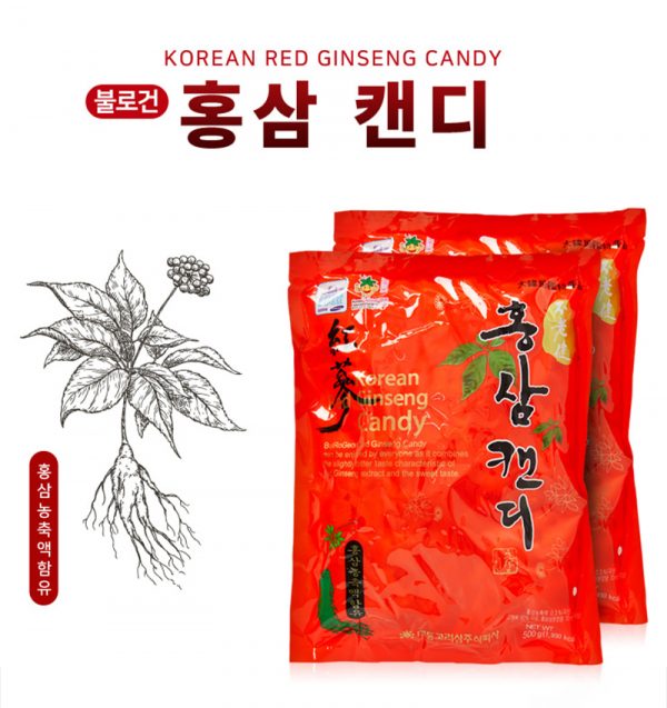 Kẹo hồng sâm 120g DKG