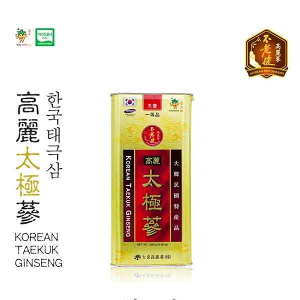 Thái cực sâm củ khô HQ (Thiên sâm) 300g – số 10 (10củ special) – Daedong